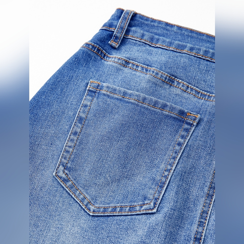 Cross the Line Denim Skirt - Picture 8 of 9